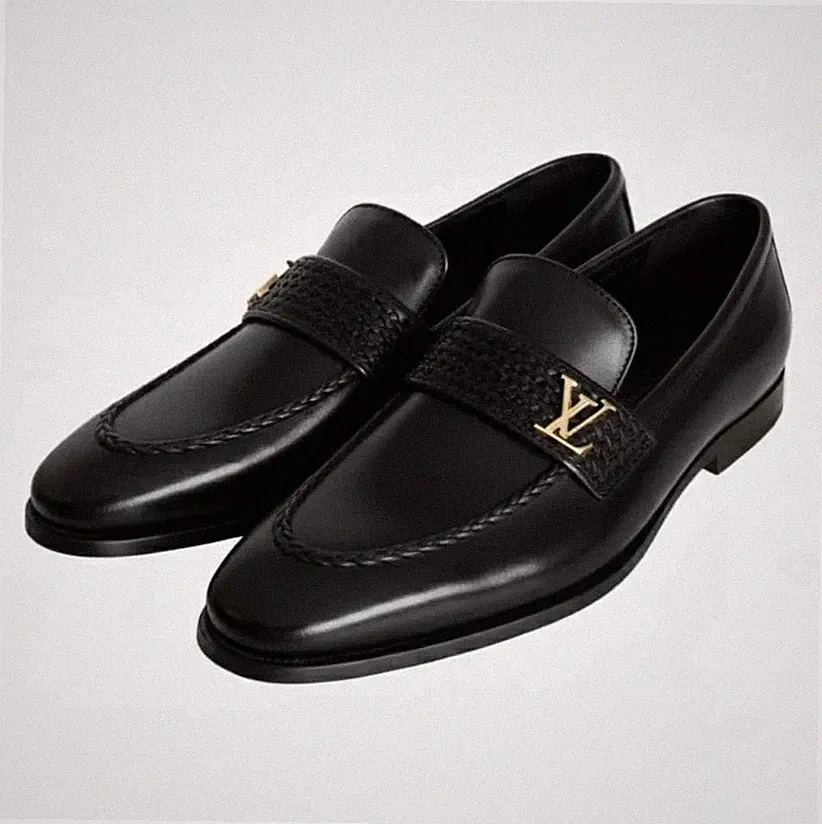 Herren Solento Handgefertigt Leder, Mode Halbschuhe, Schwarz Formell Elegant Schuhe Herren