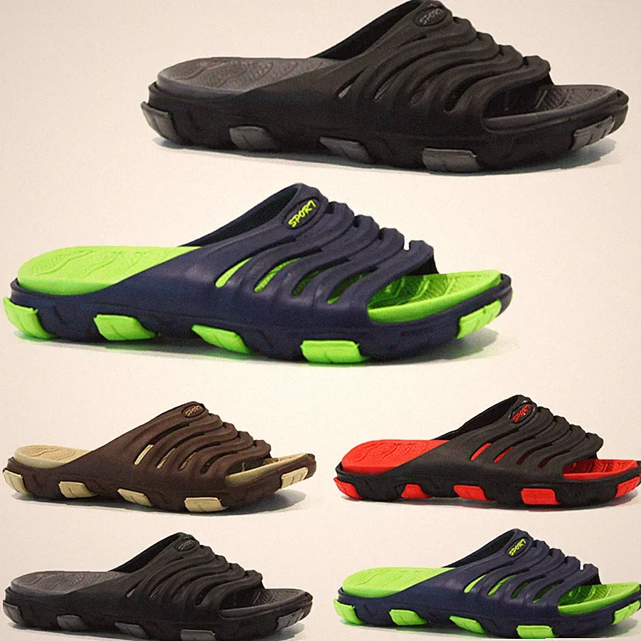 Herren Sommer Flip Flops Sliders Designer Strand Pantoletten Pool Slipper Sandalen Schuhe