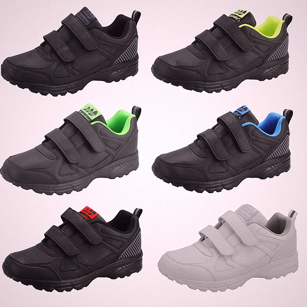 Herren Sportschuhe Klettverschluss Freizeit Sneaker Turnschuhe Laufschuhe 70639