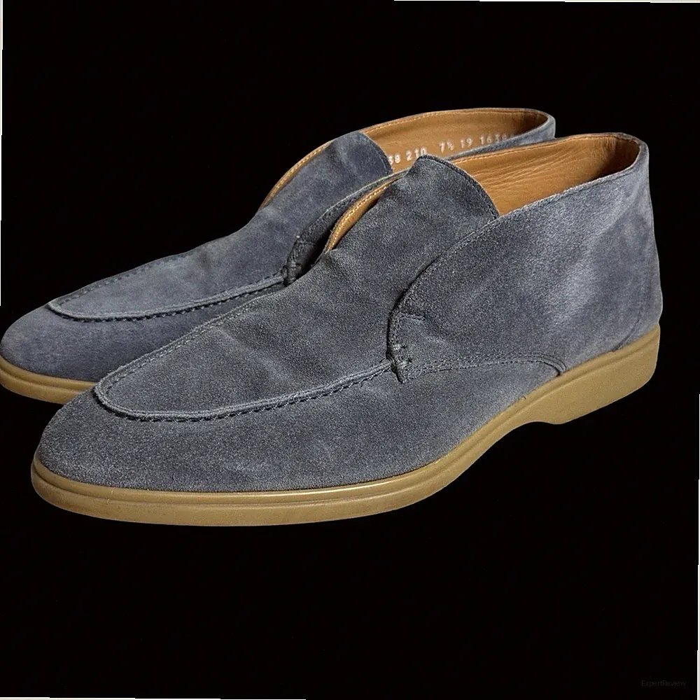 Herren Stemar Wildleder Chukka Stiefeletten UK 7,5 Blau Made In Italy