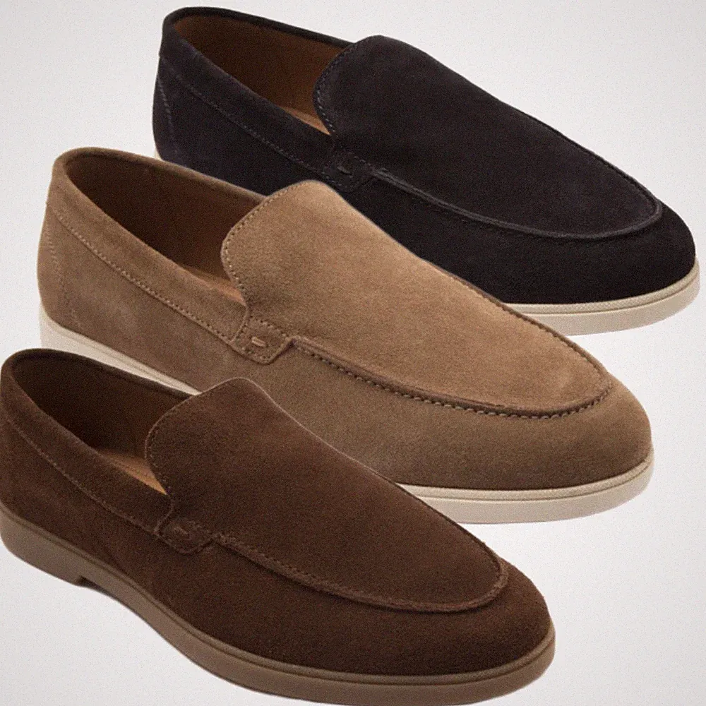 Herren Thomas Crick Fenway Halbschuh Slipper Leder Smart Freizeitschuhe Größen 7-12