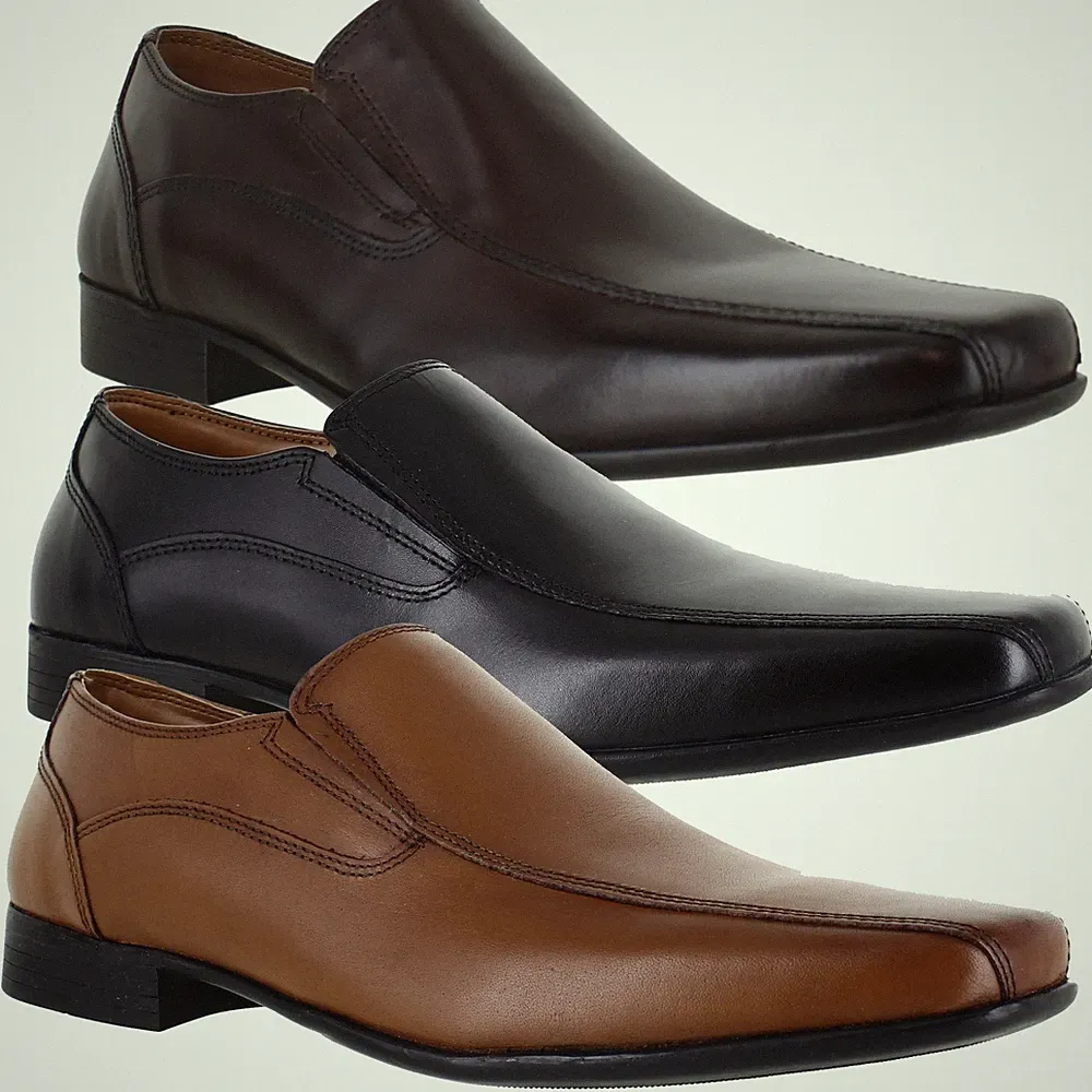 Herren Thomas Crick Moray Leger Formell Leder Slipper Halbschuhe Schuhe Größen 7-12