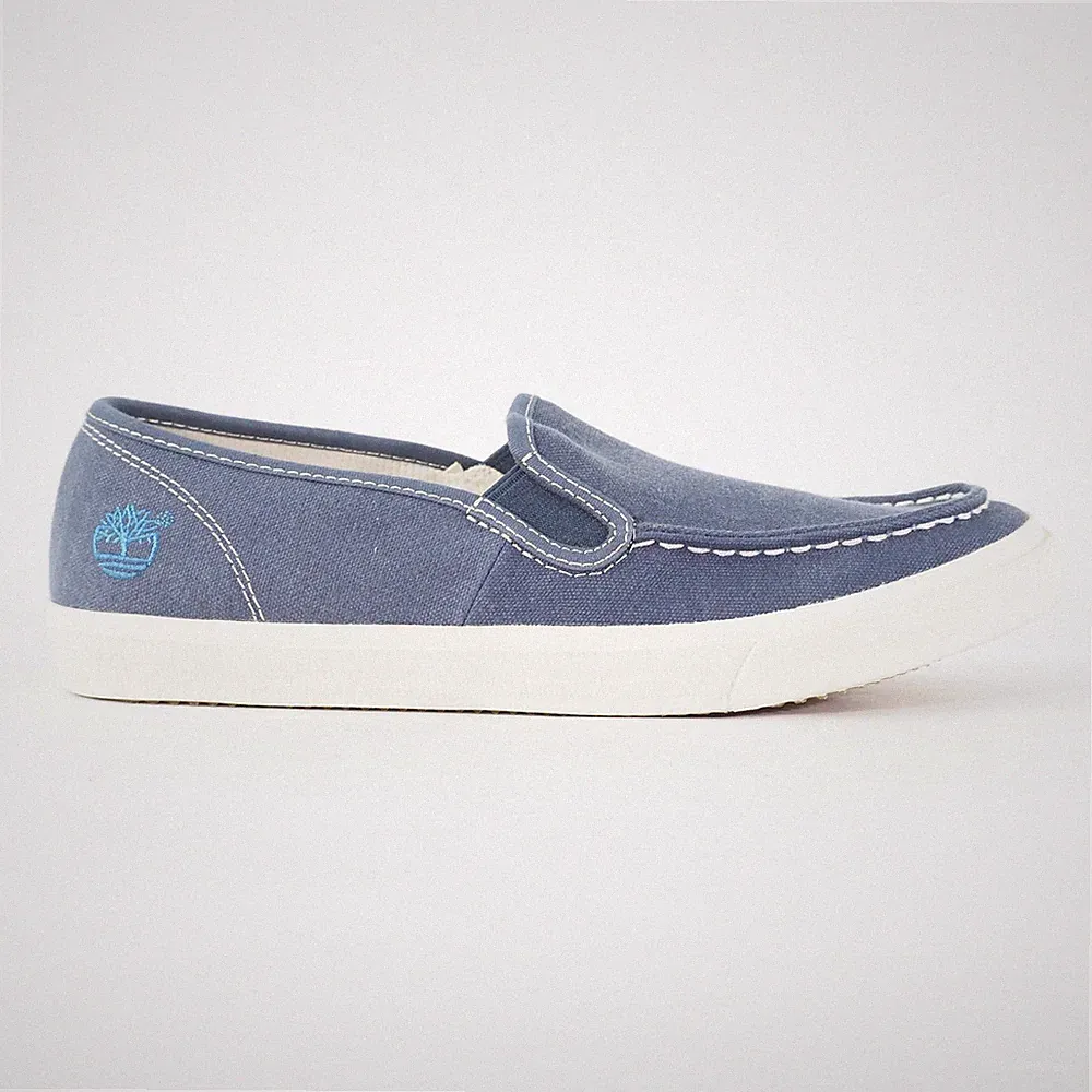 Herren Timberland Earthkeepers 9325B Marineblau Canvas Slipper Leger Halbschuhe Schuhe