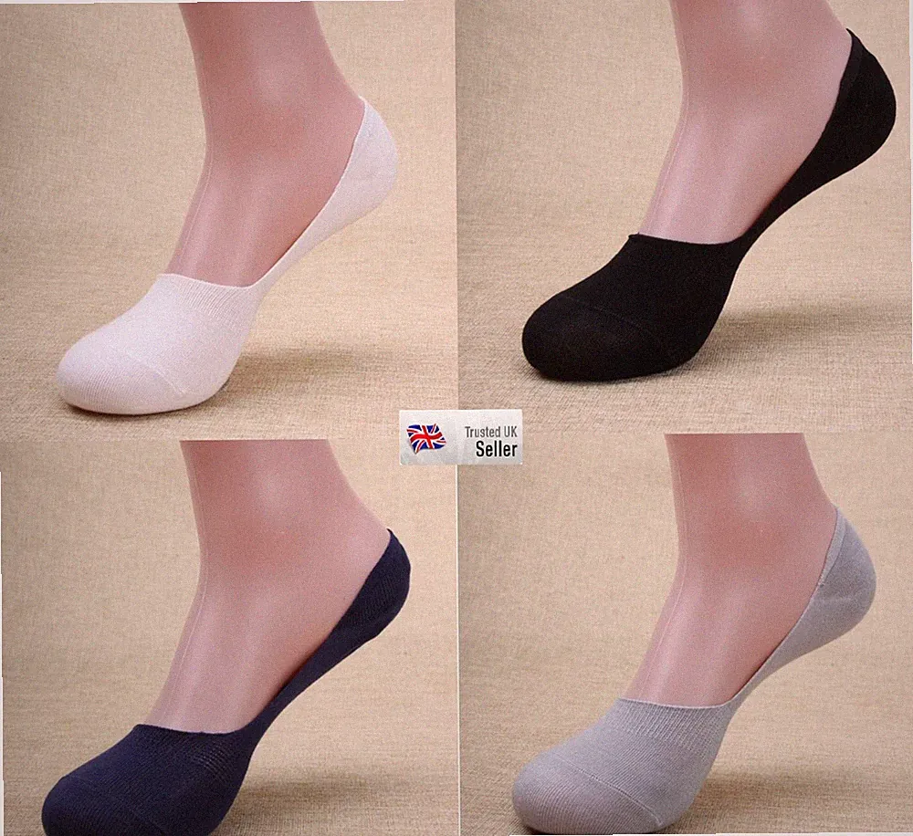 HERREN UNSICHTBAR HALBSCHUH STIEFEL UNSICHTBAR SNEAKER FUSSSCHUHE NIEDRIG GESCHNITTEN SCHUHFUTTER SOCKEN