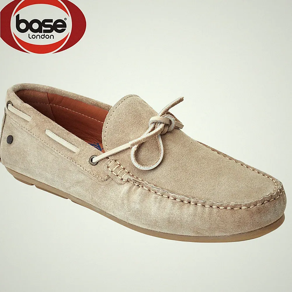 Herren Wildleder Halbschuhe Schuhe Base London Brooks Driver leichte Slipper Schuhe