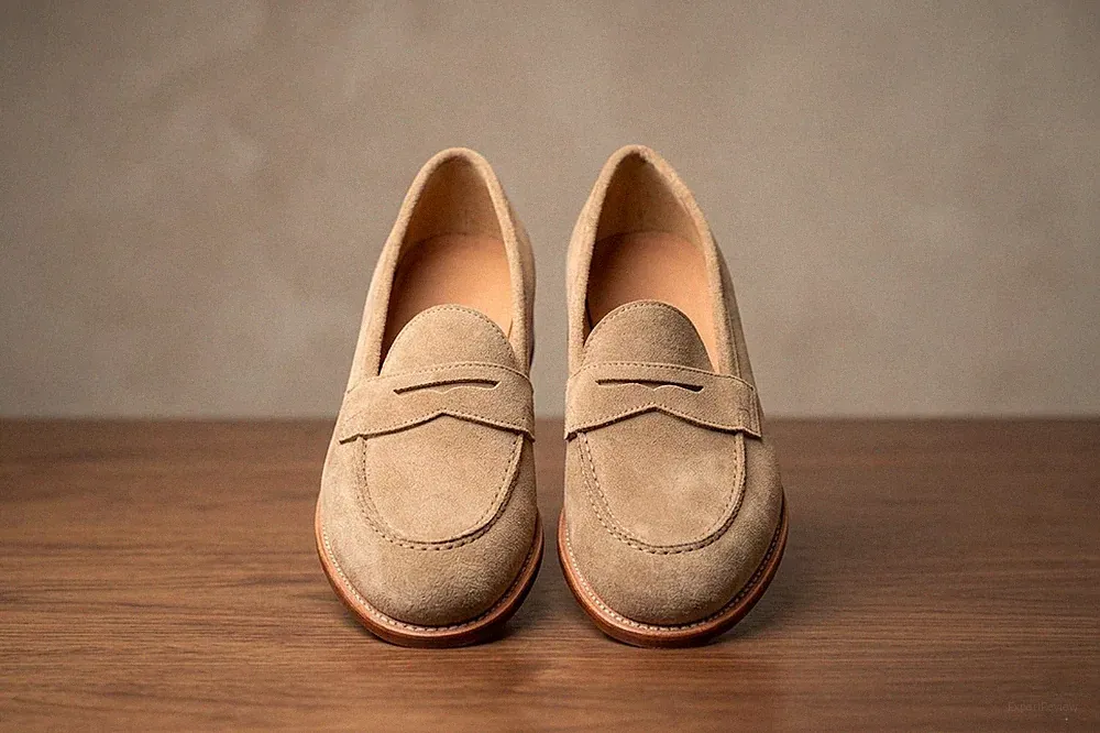 Herren Wildleder Penny Halbschuhe Slipper Fahren Mokassins Freizeit Smart Schuhe