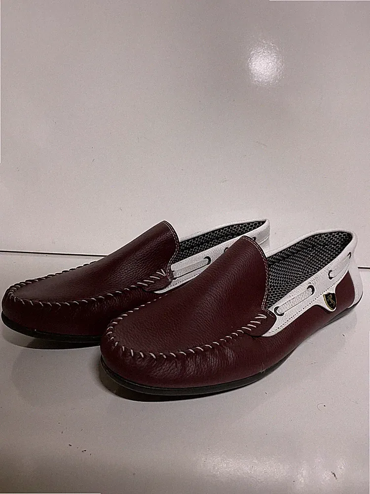 Herrenschuh Rok Ferri Lila Halbschuhe Größe UK 8 US 9 EU 42