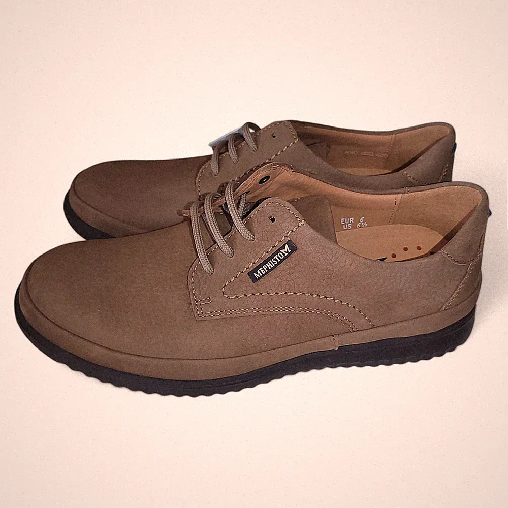 Herrenschuhe Mephisto Mod. Nubuk Leder Soft Air Tedy