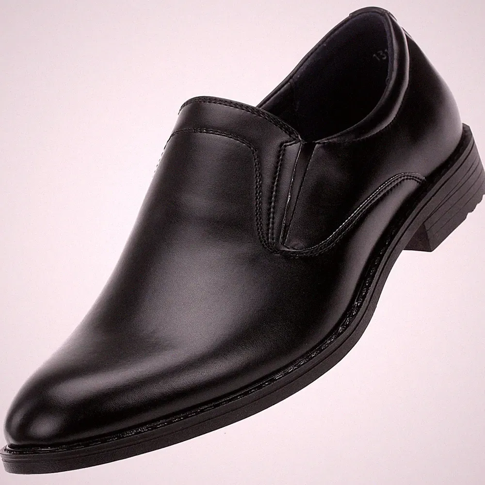 Herrenschuhe Slipper Business Schuhe Halbschuhe Elegant Slip-Ons Schwarz Neu