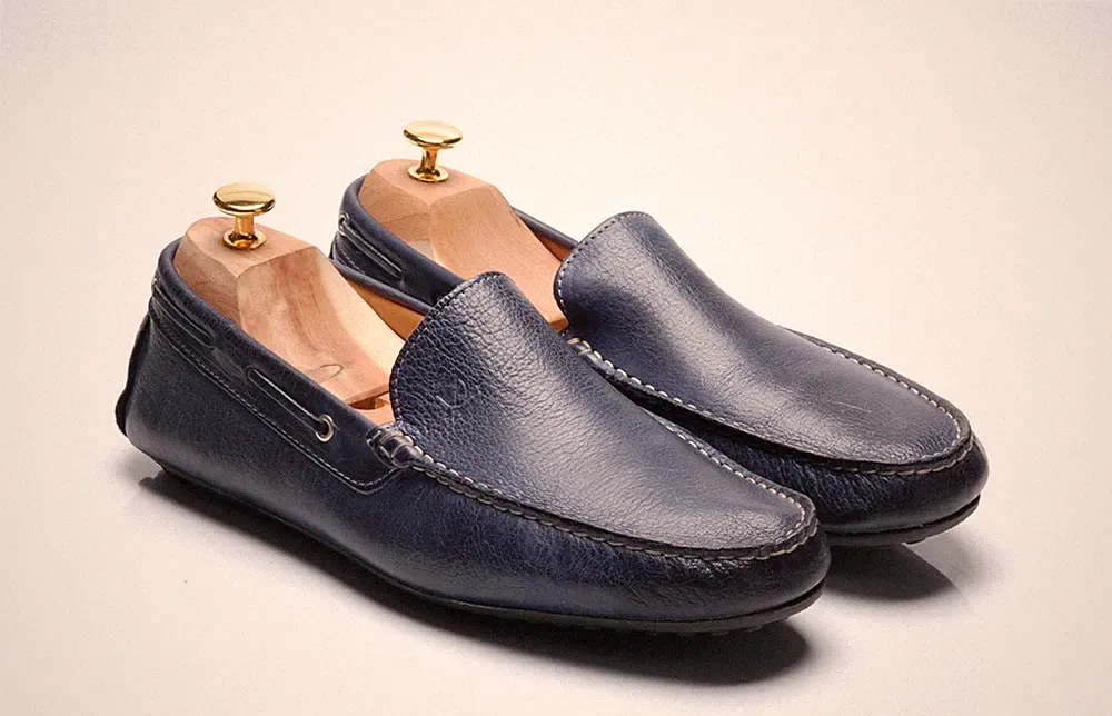 HERRING Schuhe Driving Halbschuhe blau - "Murlo" UK 9,5 US 10,5 EU 43,5