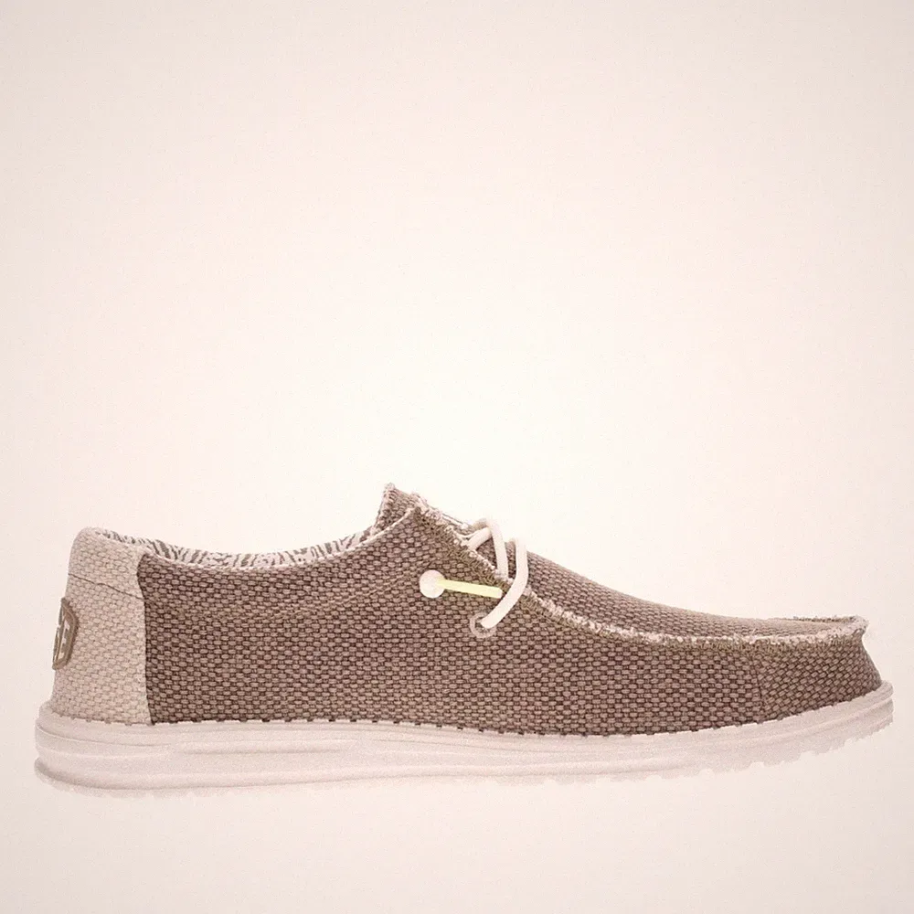 Hey Dude Herren-Loafer aus grünem Stoff 40003 2bs