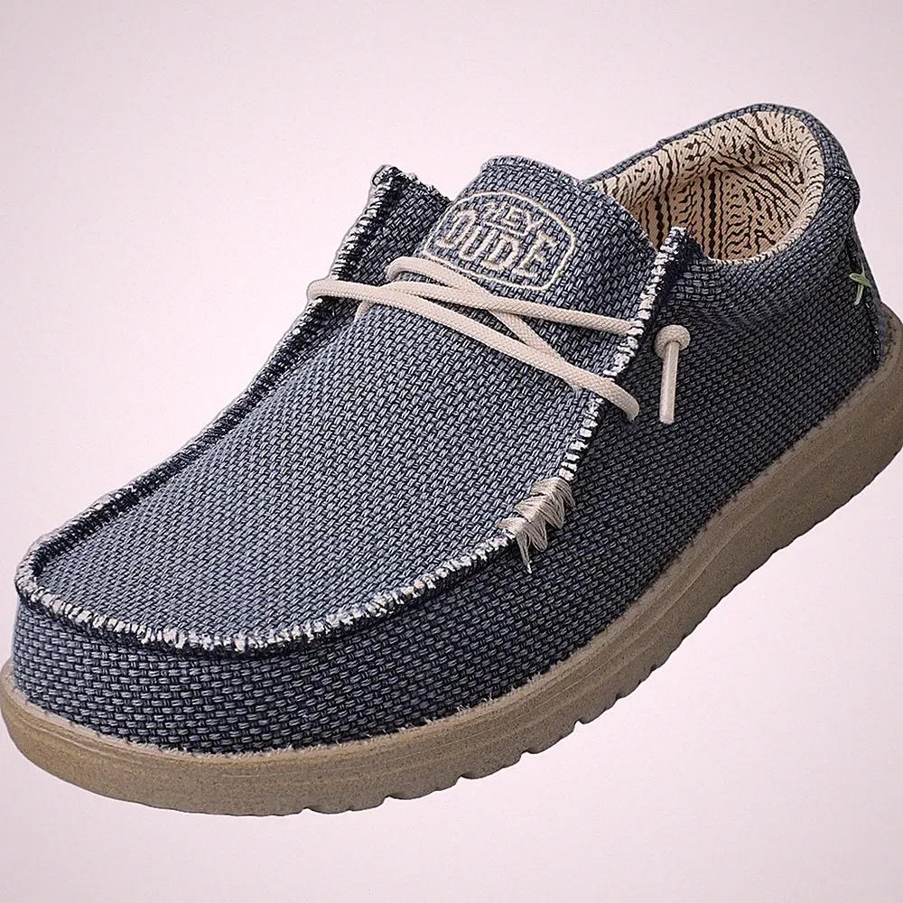 Hey Dude Herren Loafer Schuhe Blue WALLY BRAIDED - 43 EU