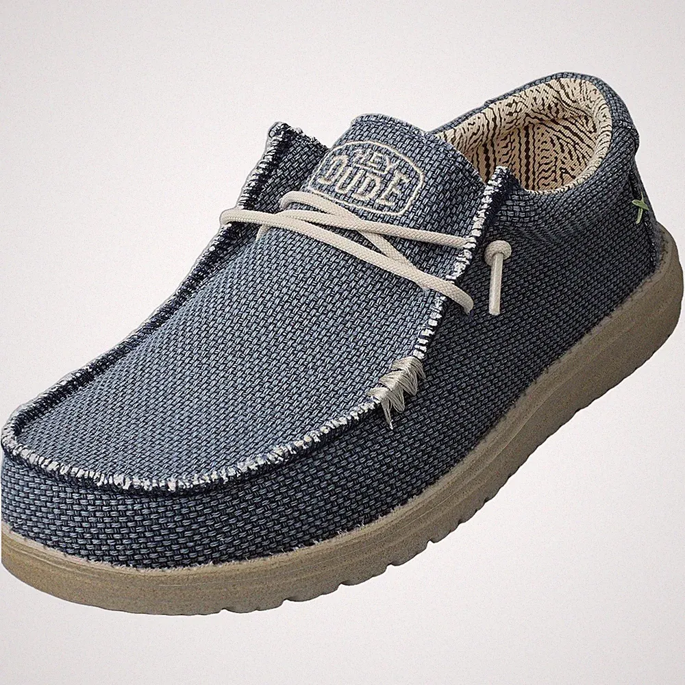 Hey Dude Herren Loafer Schuhe Blue WALLY BRAIDED - 46 EU