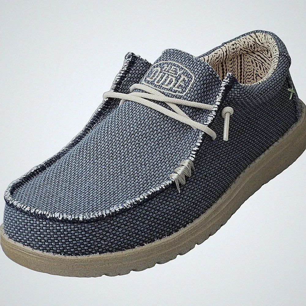 Hey Dude Herren Loafer Schuhe Blue WALLY BRAIDED
