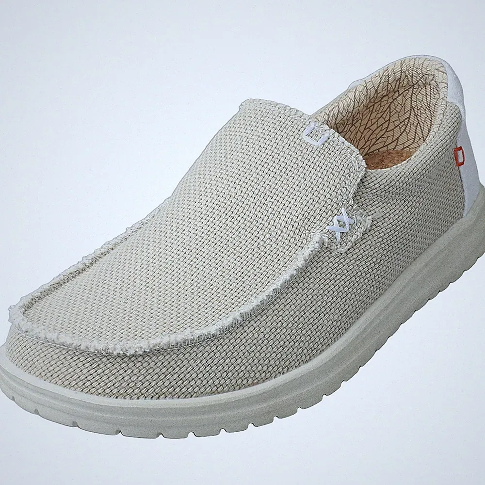 Hey Dude Herren Loafer Schuhe MIKKA BRAIDED Off White