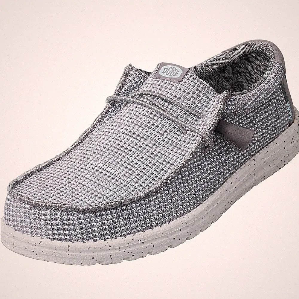 Hey Dude Herren Loafer Schuhe WALLY SPORT MESH in Grau - 41 EU