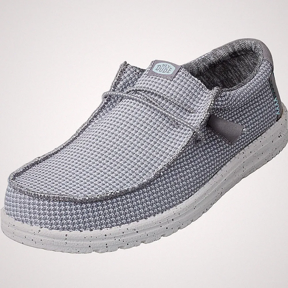 Hey Dude Herren Loafer Schuhe WALLY SPORT MESH in Grau - 42 EU