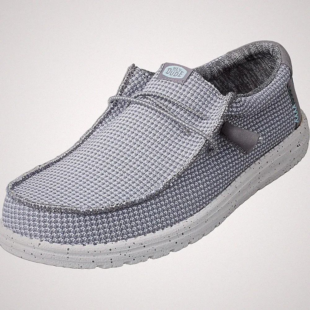 Hey Dude Herren Loafer Schuhe WALLY SPORT MESH in Grau - 43 EU