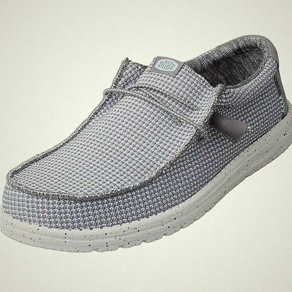 Hey Dude Herren Loafer Schuhe WALLY SPORT MESH in Grau - 44 EU