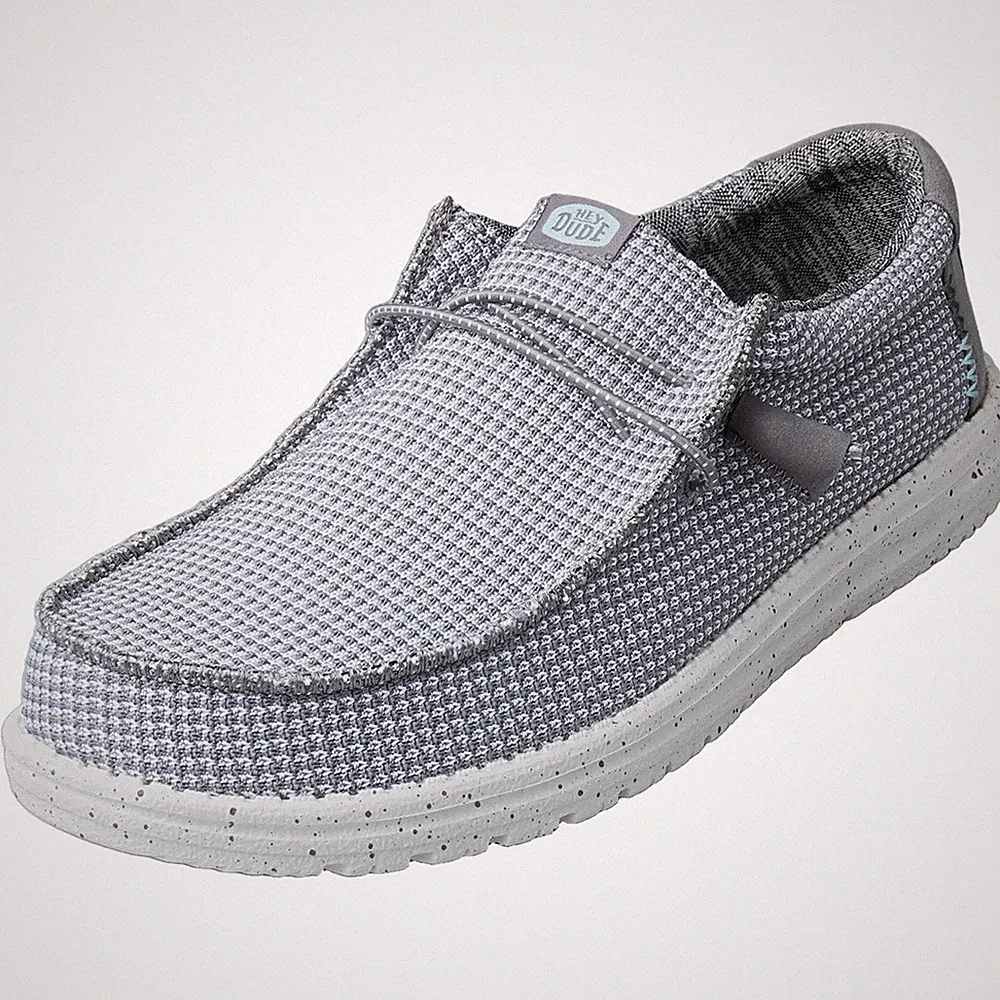 Hey Dude Herren Loafer Schuhe WALLY SPORT MESH in Grau - 44 EU