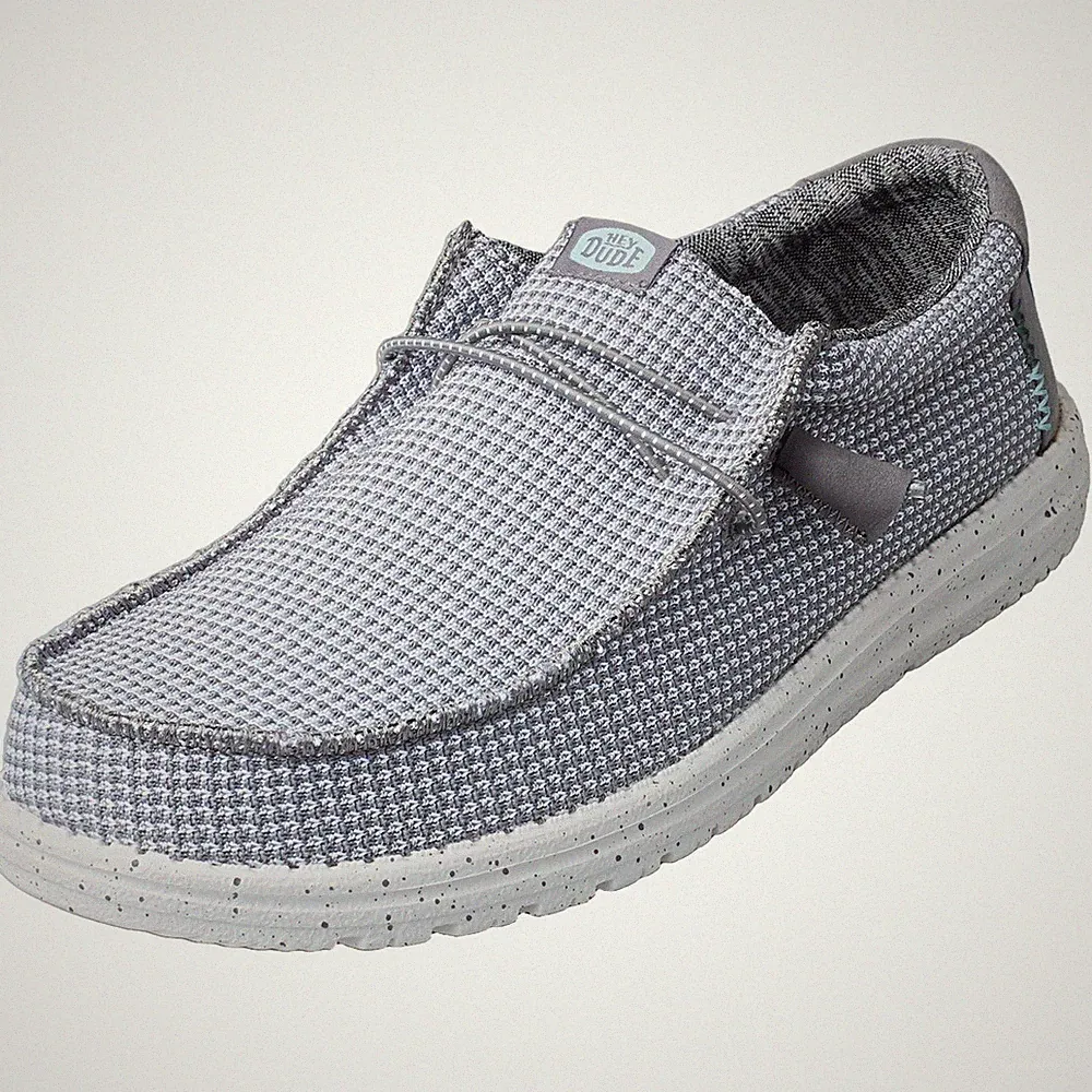 Hey Dude Herren Loafer Schuhe WALLY SPORT MESH in Grau - 46 EU