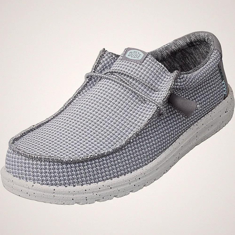 Hey Dude Herren Loafer Schuhe WALLY SPORT MESH in Grau