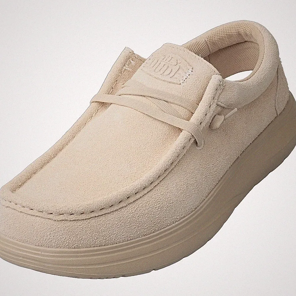 Hey Dude Herren Loafer WALLY COMF Sandfarben - 41 EU