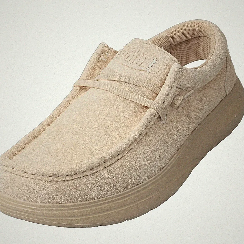Hey Dude Herren Loafer WALLY COMF Sandfarben - 44 EU