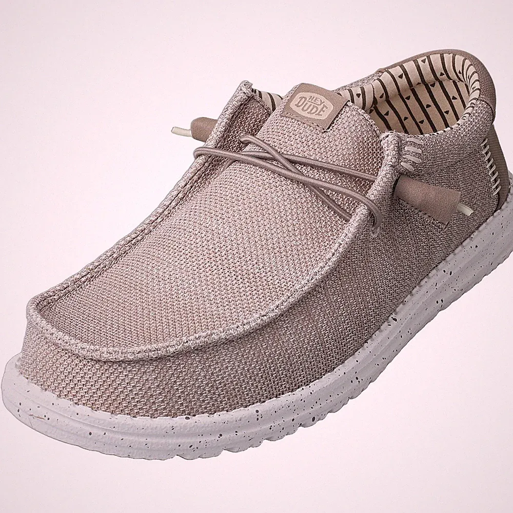 Hey Dude Herren Loafer WALLY STRETCH SOX Tan - 45 EU