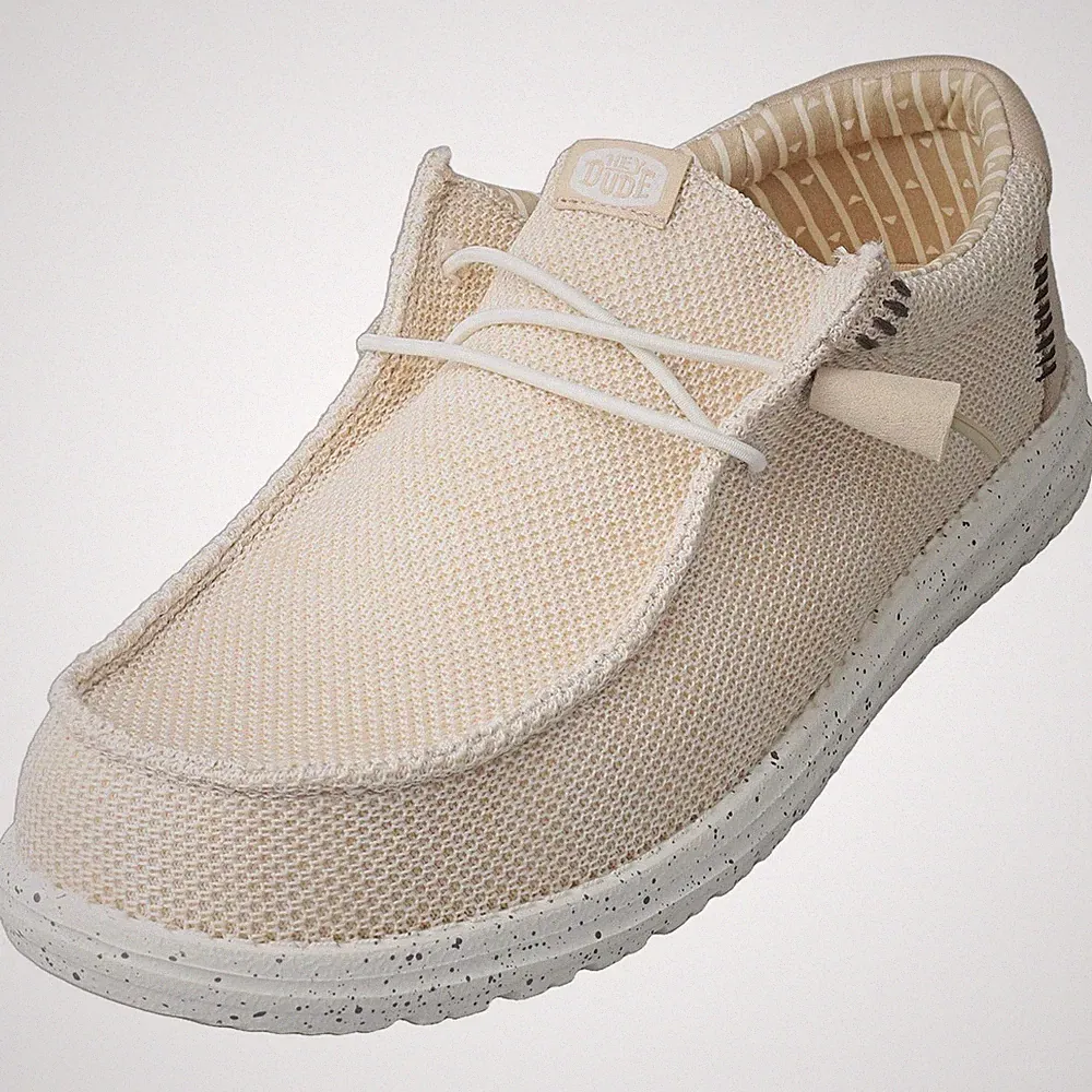 Hey Dude Männer Loafer WALLY STRETCH SOX in Creme