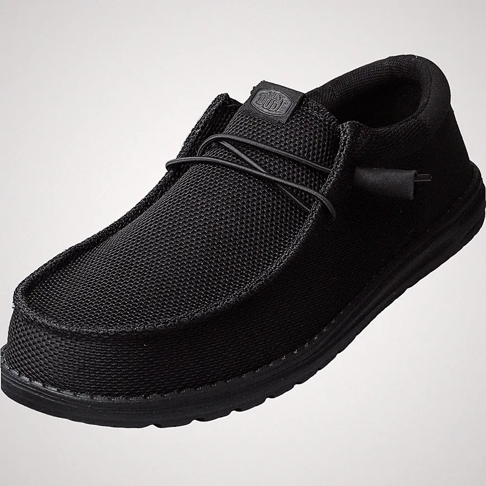 Hey Dude Mens Loafer Shoes Wally Funk Mono in Shade - 46 EU