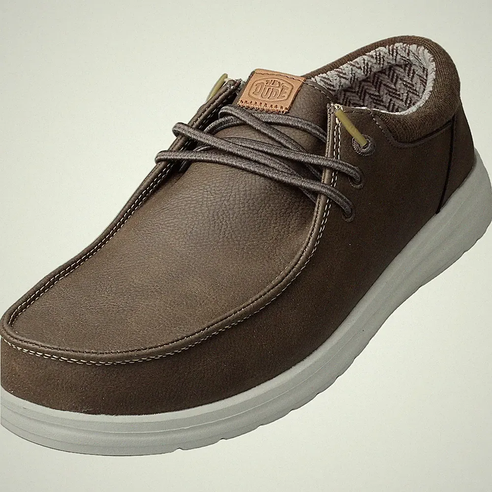 Hey Dude PAUL CLASSIC Herren Loafer Schuhe in Braun - 44 EU