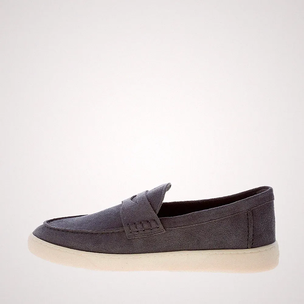 HOGAN herren schuhe Blau Veloursleder Penny Loafer