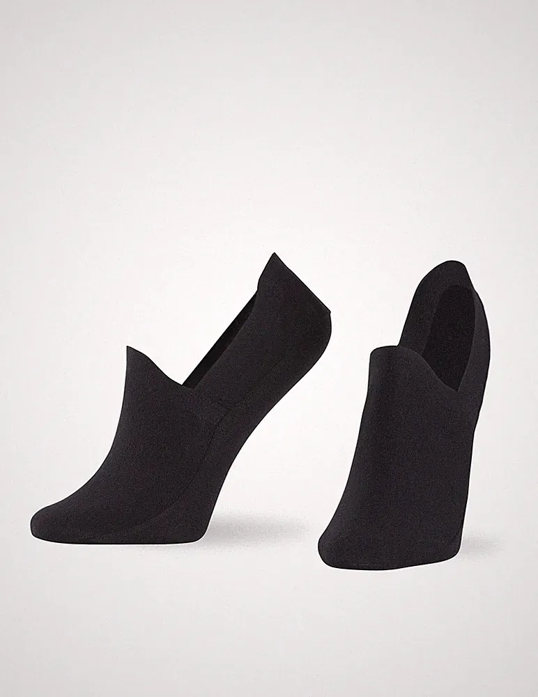HUE Damen Perfect Edge Loafer Socken Schwarz 3 Paar