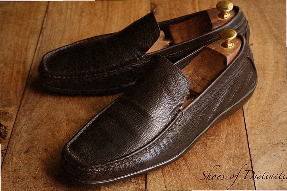 Hugo Boss Braun Leder Fahrschuhe Halbschuhe Herren UK 8 EU 42 US 9