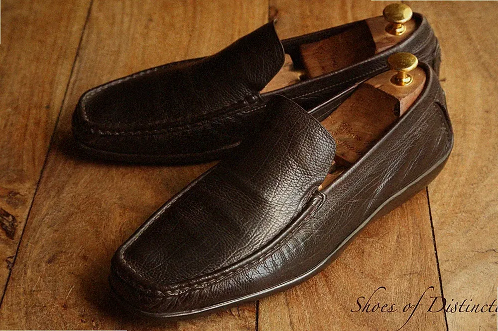 Hugo Boss Braun Leder Fahrschuhe Halbschuhe Herren UK 8 EU 42 US 9