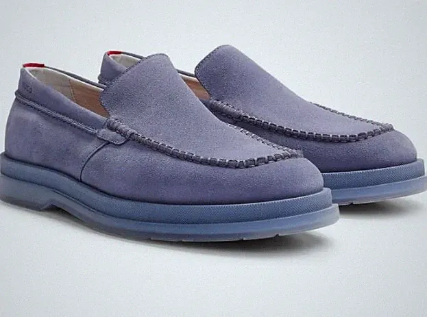 Hugo Boss Chaol Loaf Sd Herren Wildleder Halbschuhe Grobe Sohle Schuhe Portugal Smart