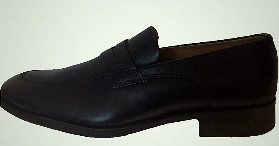 HUGO BOSS Eastside Apron Toe Penny Loafer Herren, Navy, UK 6 US 7 EU 40