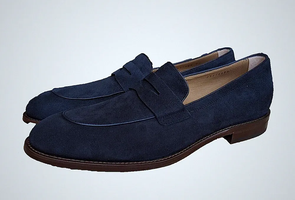 Hugo Boss Halbschuhe/Schuhe Loaf SDPE Gr. 11,5UK/45,5EU - Vollleder Made in Italy