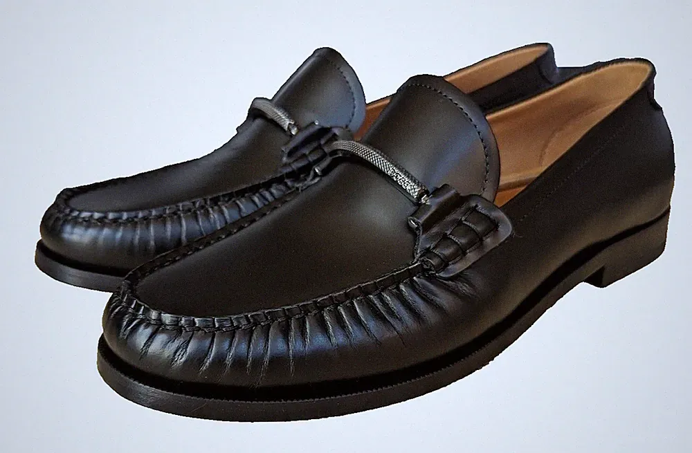 Hugo Boss Halbschuhe/Schuhe Nethan_Mocc_hw 7UK, Leder, Made in Portugal, etwas klein