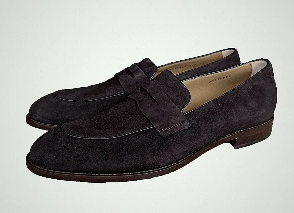Hugo Boss Herren Halbschuhe 11UK 45EU Honord sdpe Leder Slipper Schuhe Italy