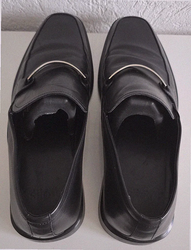 Hugo Boss Herren Hochzeitsschuhe / Loafer Schwarz – Gr. 45 / 10,5 – fast wie neu