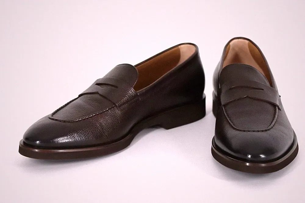 HUGO BOSS Loafer, Mod. Jerrard_Loaf_grpe, Gr. 43 / UK 9 / US 10, Dark Brown