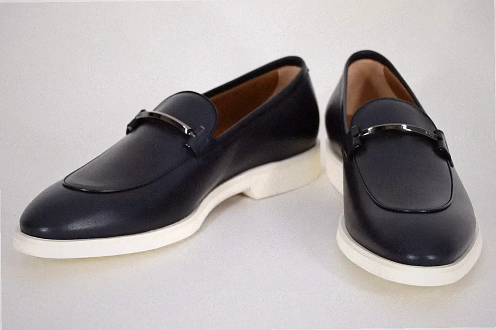 HUGO BOSS Loafer, Mod. Jerrard_Loaf_lthw, Gr. 44 / UK 10 / US 11, Dark Blue