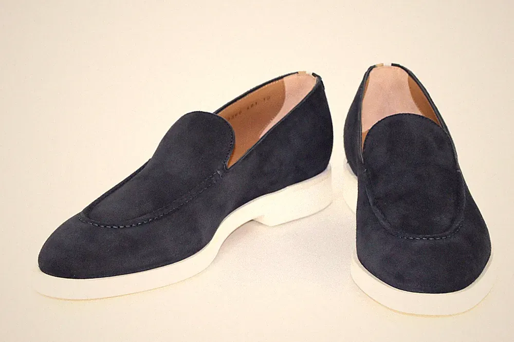 HUGO BOSS Loafer, Mod. Jerrard_Loaf_sdvp, Gr. 44 / UK 10 / US 11, Dark Blue