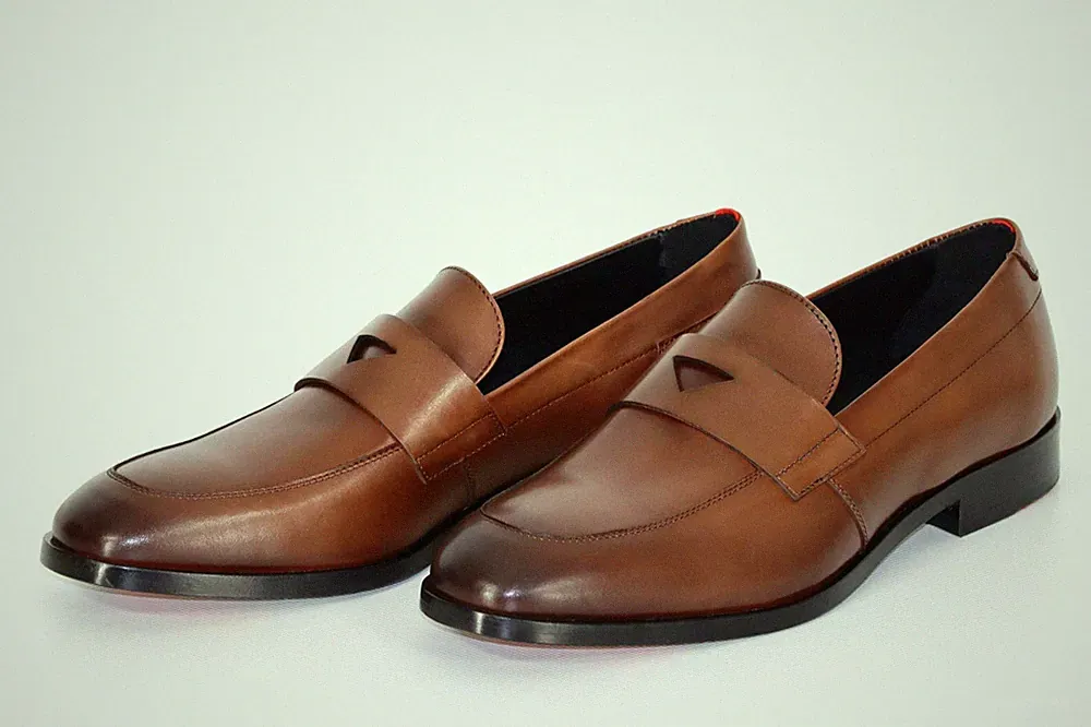 HUGO BOSS Loafer, Mod. Midtown_Loaf_bupe, Gr. 42 / UK 8 / US 9, Medium Brown