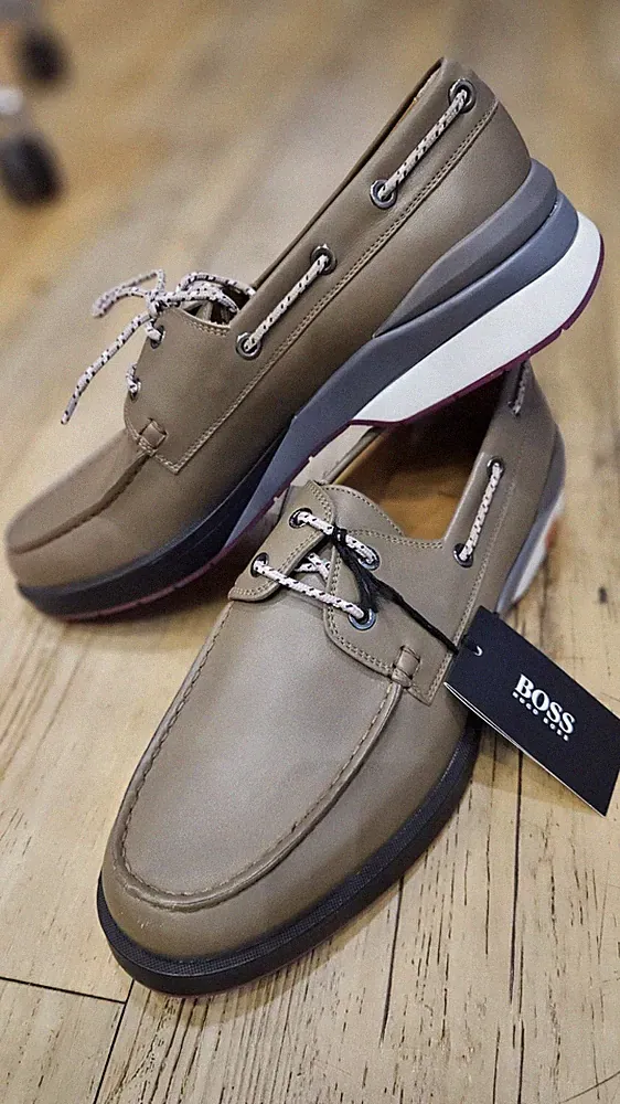 HUGO BOSS Loafer, Mokassins, Brera_Mocc Gr.42 / UK 8 / US 9 Light Pastel Braun