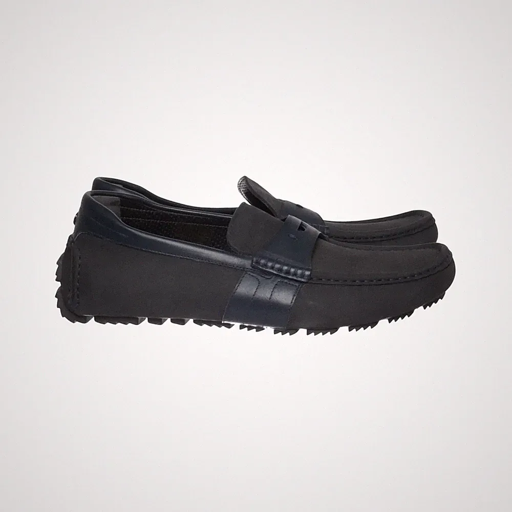 Hugo Boss, Loafers, Größe: 42 1/2, Leder, Blau, Herren #2IC