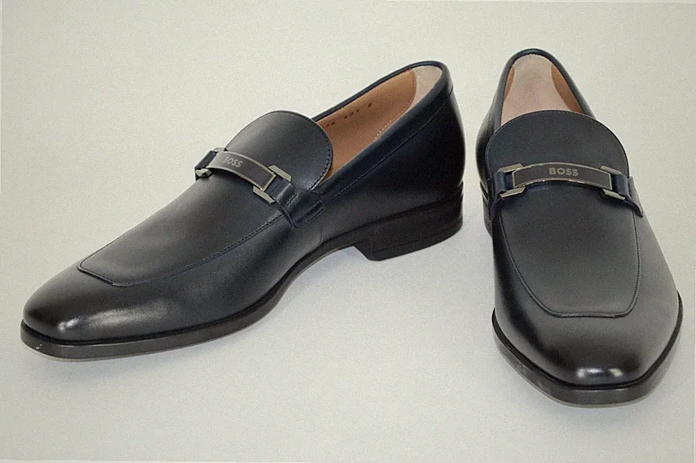 HUGO BOSS Loafers, Mod. Kensington_Loaf_vphw, Gr. 42 / UK 8 / US 9, Dark Blue