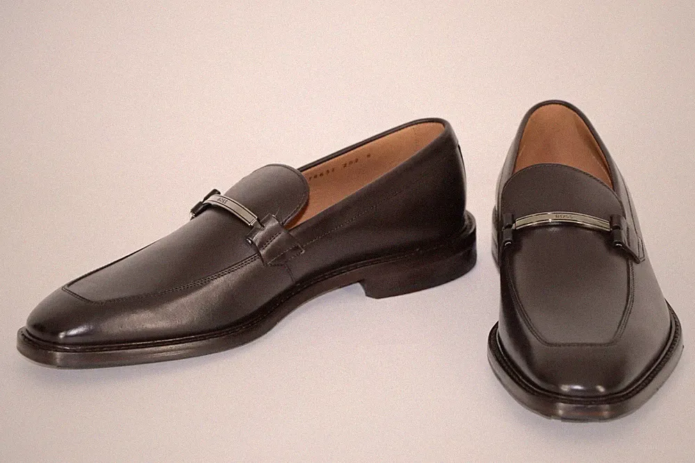 HUGO BOSS Loafers, Mod. LisbonW_Loaf_buhw, Gr. 44 / UK 10 / US 11, Dark Brown